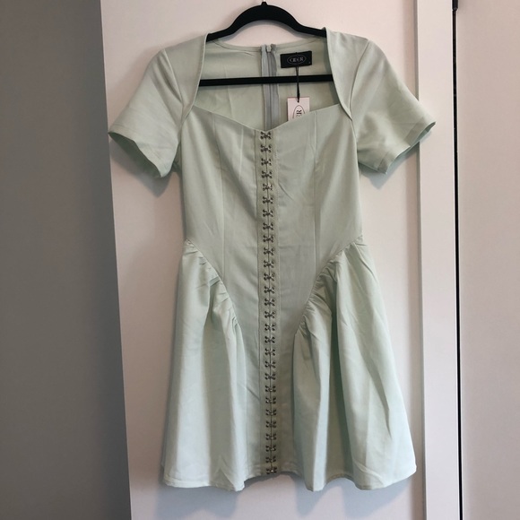 (196) Mint Cider Dress - Picture 3 of 10